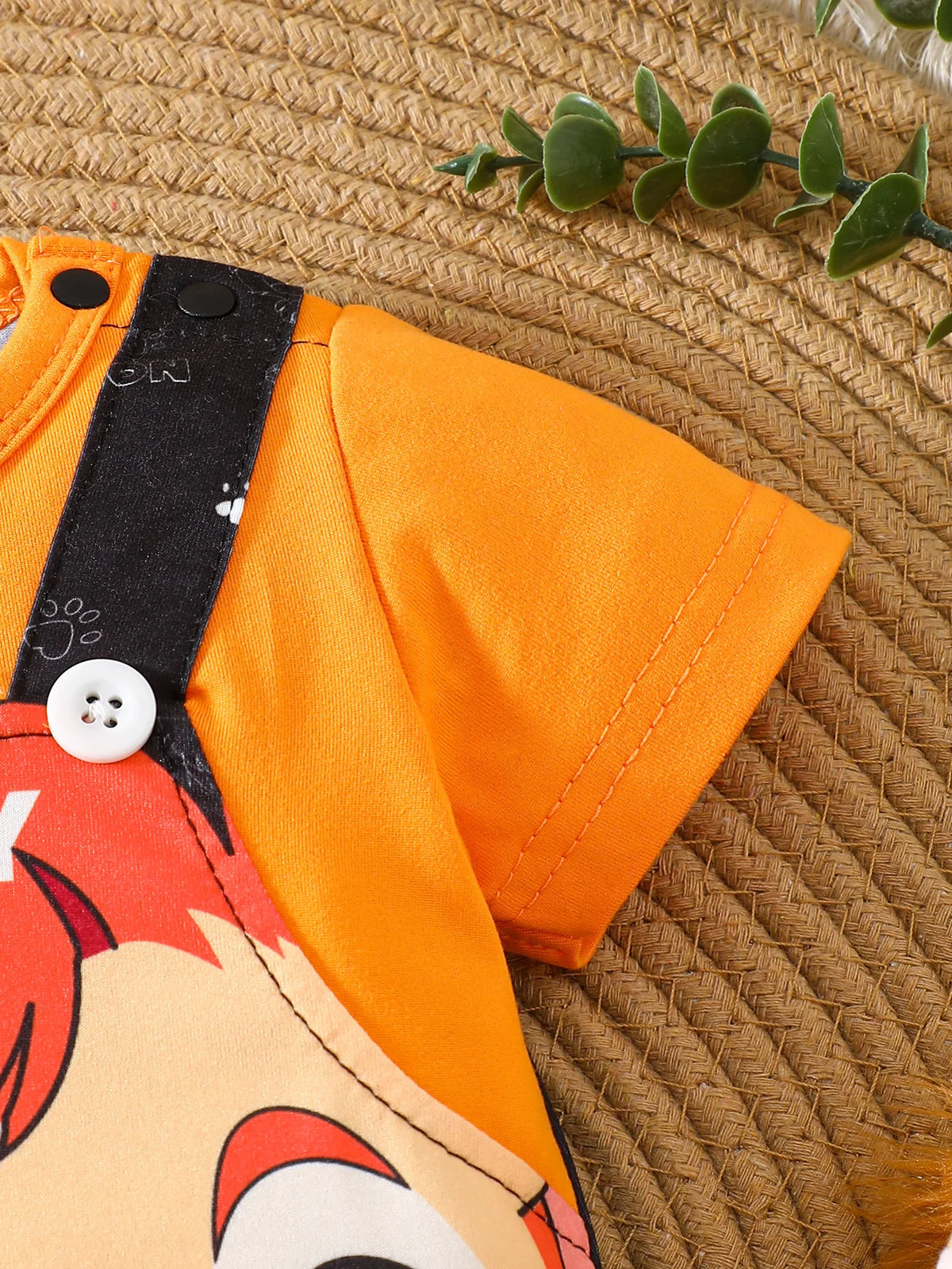 IURNXB Infant Cartoon LION BABY Romper Short Sleeve for Boys Overall One Piece Cute Newborn Outfit Summer 1-18M