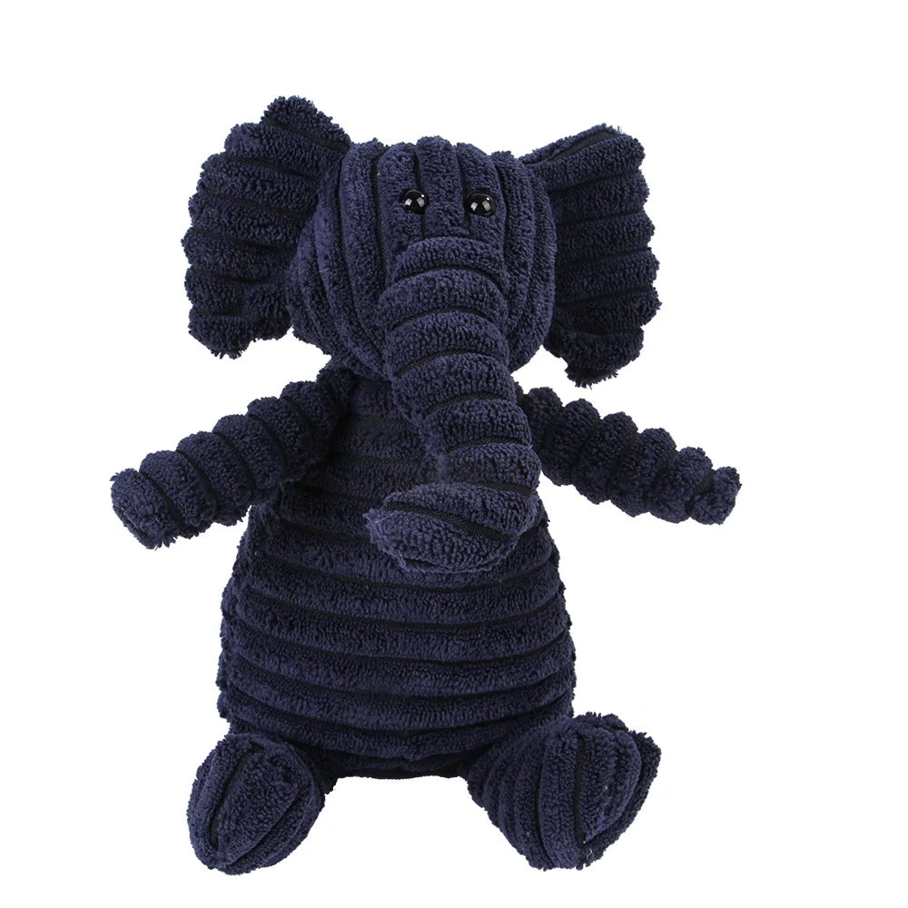 Corduroy Dog Molar Plush Toy for Interactive Chewing and Play