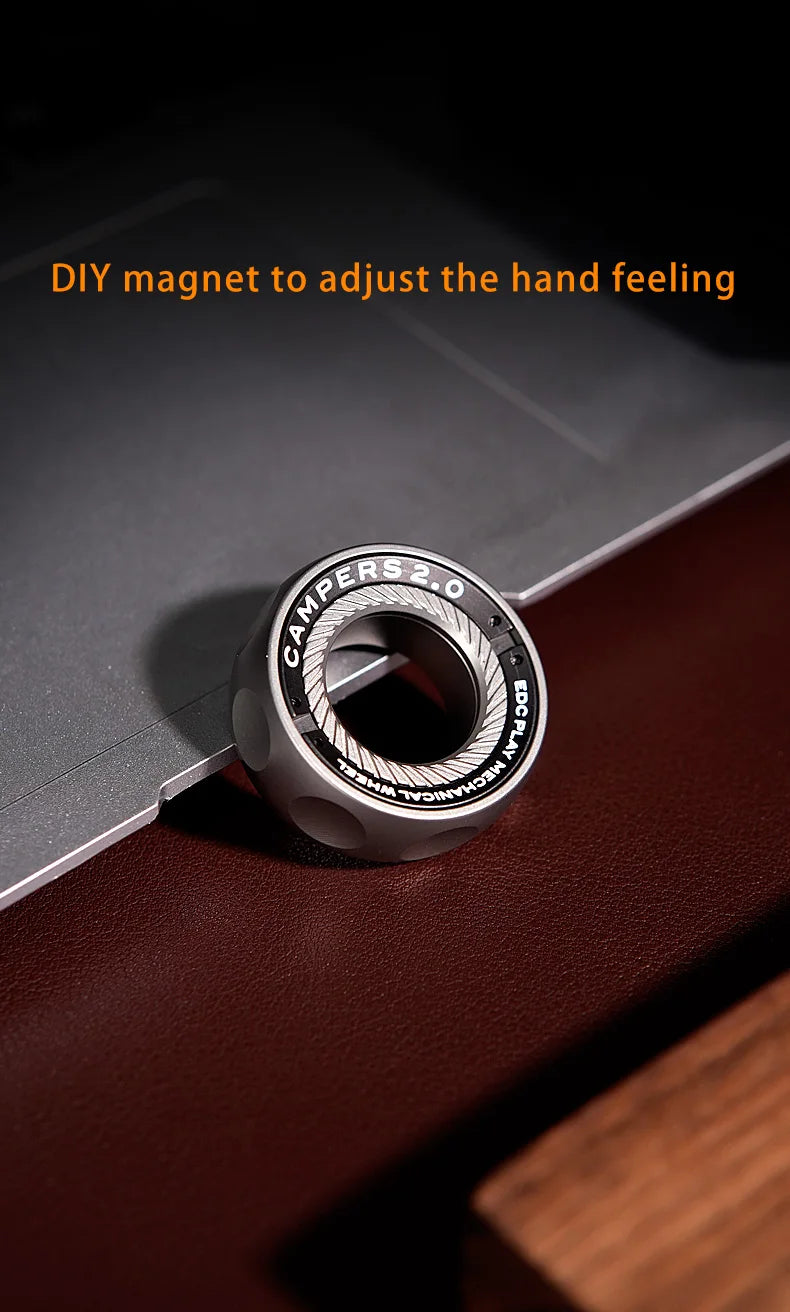 Magnetic Fidget Spinner Ring Stress Relief Toy for Adults & Teens