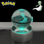 Pokémon 3D Crystal Poké Ball LED Night Light Collectible Figure