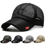 Summer Embroidered Mesh Baseball Cap for Sun Protection