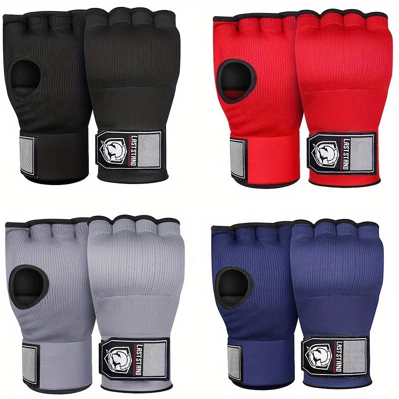 MMA Half Finger Gel Boxing Inner Gloves with Wrist Support
