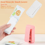 Portable Handheld Bag Sealer – Mini Heat Sealer for Plastic Snack Bags
