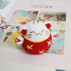 Exquisite Kitten Crochet Keychain Cute Cat Bag Charm
