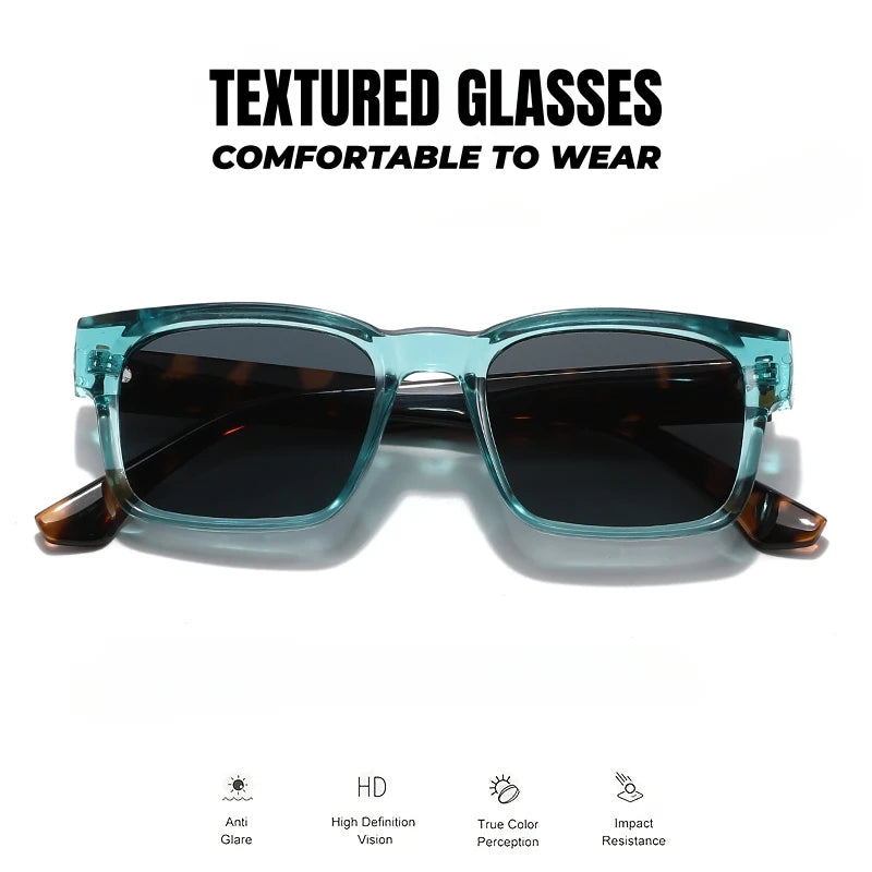 Retro Punk Square UV400 Sunglasses for Women & Men
