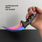 CS Karambit Toy – Safe Cosplay Claw Knife with Plastic Sheath