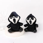New 18cm Ghostface Plush Toy Death Figure Horror Doll Soft Stuffed Grimace  Halloween Toy Doll Halloween Decoration Doll Gifts