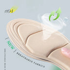 Memory Foam Insoles Women High-heel Shoes Insoles Anti-slip Cutable Insole Comfort Breathable Heel Protection Massage Shoe Pads