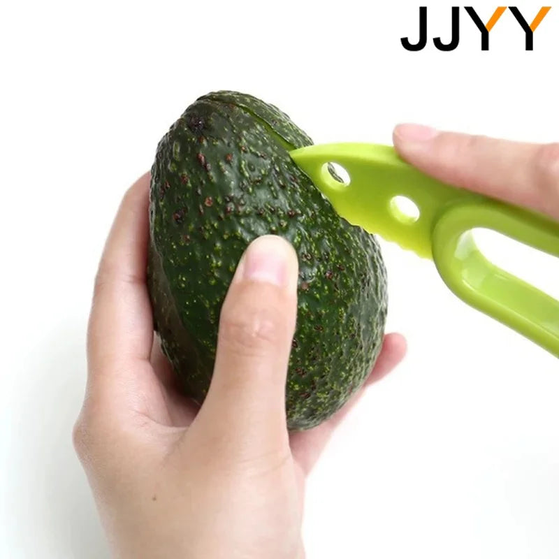 3-in-1 Avocado Slicer – Fruit Peeler, Corer & Pulp Separator