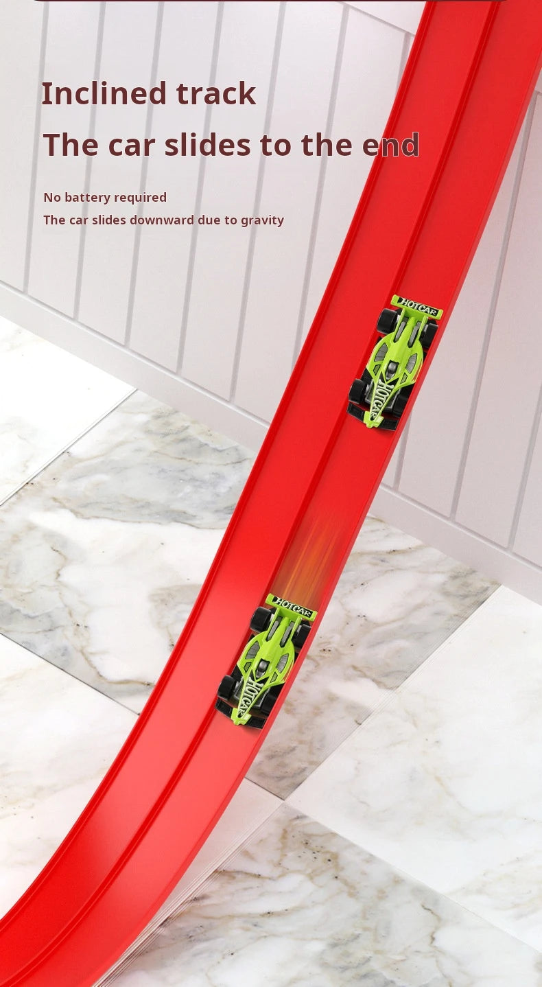 Flexible DIY Race Track Mini Car Playset