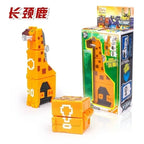 Math Cube Transformation Robot Toy