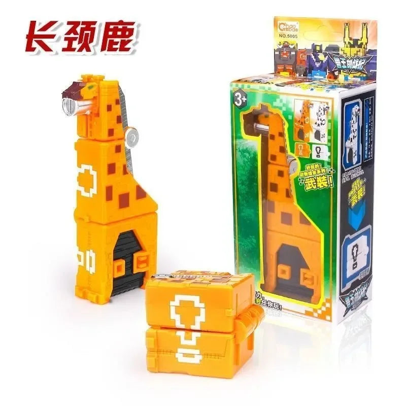Math Cube Transformation Robot Toy