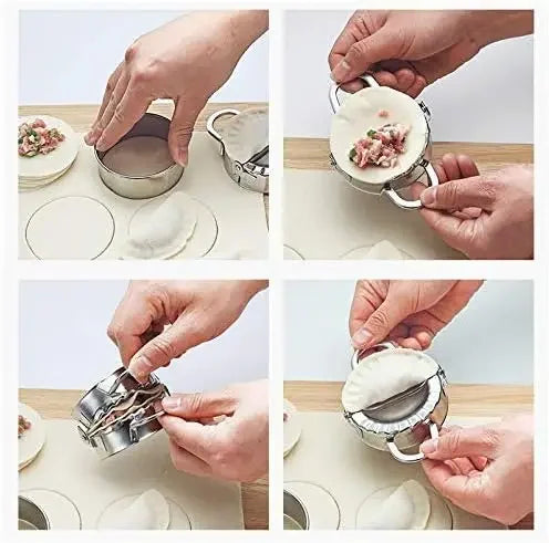 Stainless Steel Dumpling Maker Press for Ravioli and Pastry Tool