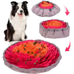 Washable Felt Dog Snuffle Mat for Slow Feeding and Nose Work