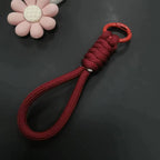Paracord Braided Keychain Wrist Lanyard for Outdoor Everyday Carry