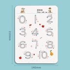 Montessori Reusable Tracing Workbook for Kids Handwriting Practice