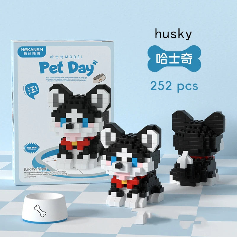 Mini Pet Animal Building Blocks – 18 Styles DIY Toy Set