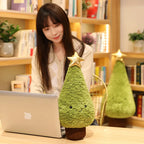Christmas Tree Plush Toy Pillow – Cute Festive Stuffed Cushion