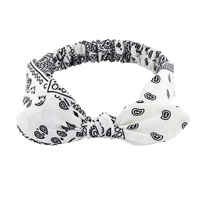 Boho Cross Knot Elastic Headband for Women