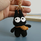 Exquisite Kitten Crochet Keychain Cute Cat Bag Charm