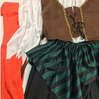 Pirate Pirates of the Caribbean Cosplay Captain Jack Sparrow Costume Men Women Female Male Female Carnival Halloween Sexy Set