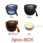 Folding Ultra Light UV400 Sunglasses for Men & Women