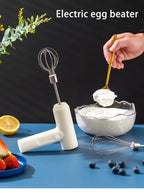 Wireless Electric Food Mixer with 3-Speed Portable Hand Mixer