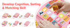 Montessori Toddler Busy Board Activity Book for Fine Motor Skills Learning