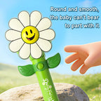 Smile Daisy Pinwheel Bubble Wand Automatic Blower LED Light-Up Kids Outdoor Party Toy for Boys Girls Birthday Gift