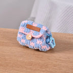 Cute Crochet Mini Coin Bag Keychain Storage Charm