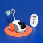 Smart Car Cat Toy Interactive Cat Toy Ball Automatic Rolling Remote Control Toy Car Indoor Cat Accessories Pet Kitten Supplies
