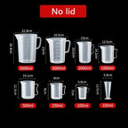 Food Grade Plastic Measuring Cup with Scale – Graduated Kitchen Measuring Jug