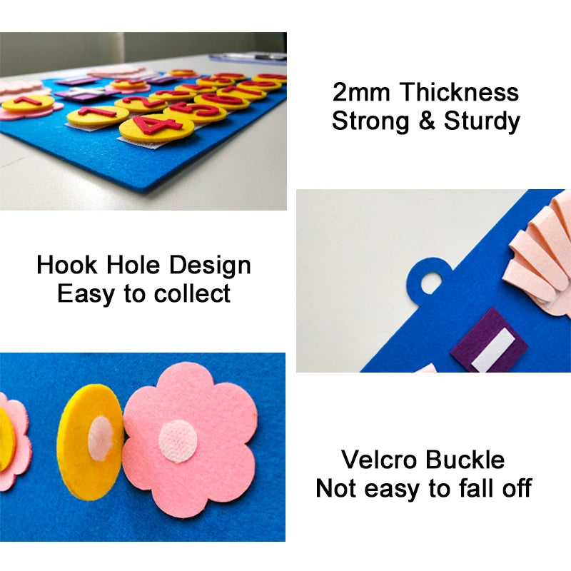 Montessori Felt Number Math Toy