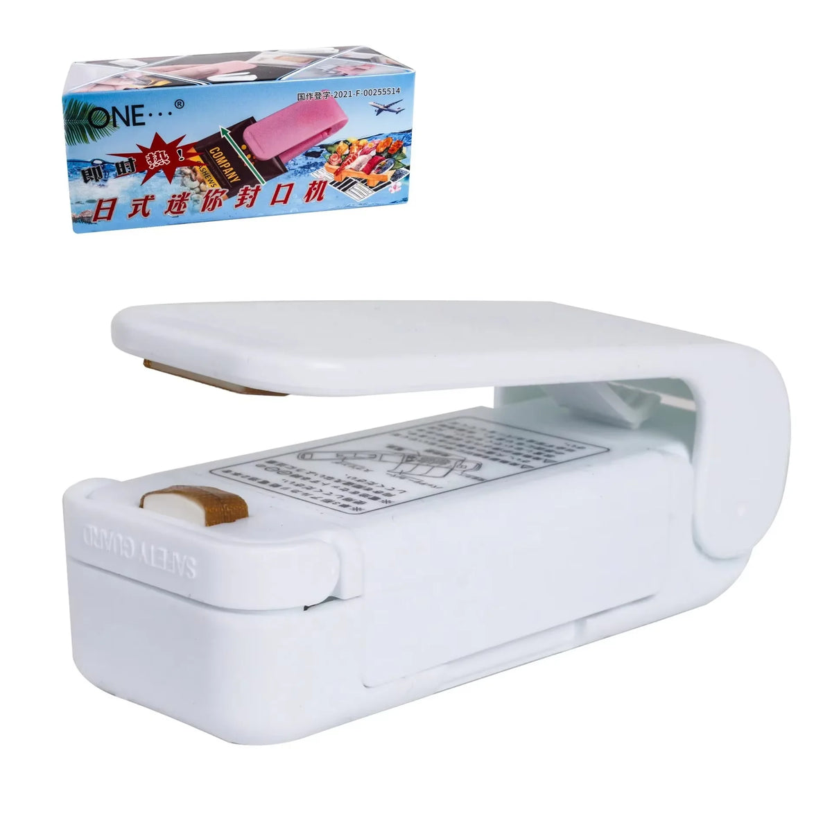 Portable Handheld Bag Sealer – Mini Heat Sealer for Plastic Snack Bags
