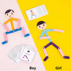 Montessori DIY Puzzle Board Educational Learning Toy for Kids