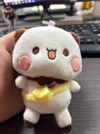 Bubu & Yier Panda Plush Keychain Cute Couple Bag Charm