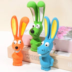 Pet Supplies Latex Pet Toys Collection Grinding Teeth Cleaning Bite Interactive Dog Toys Naughty Rabbit Dog Latex Chew to