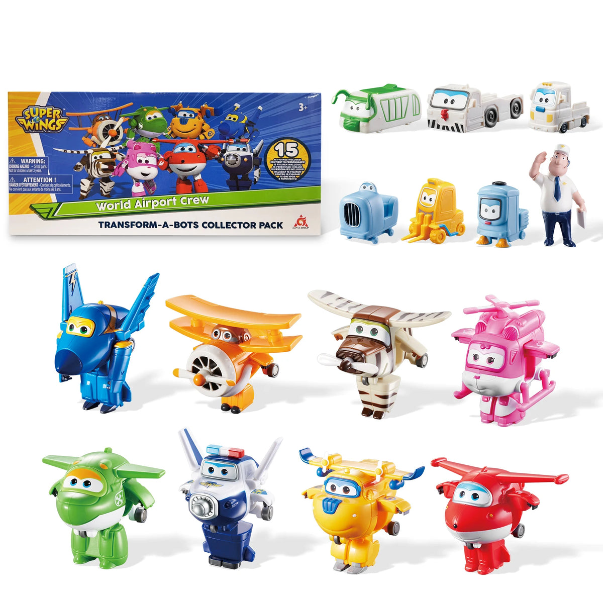 Transforming Airplane Toy Set