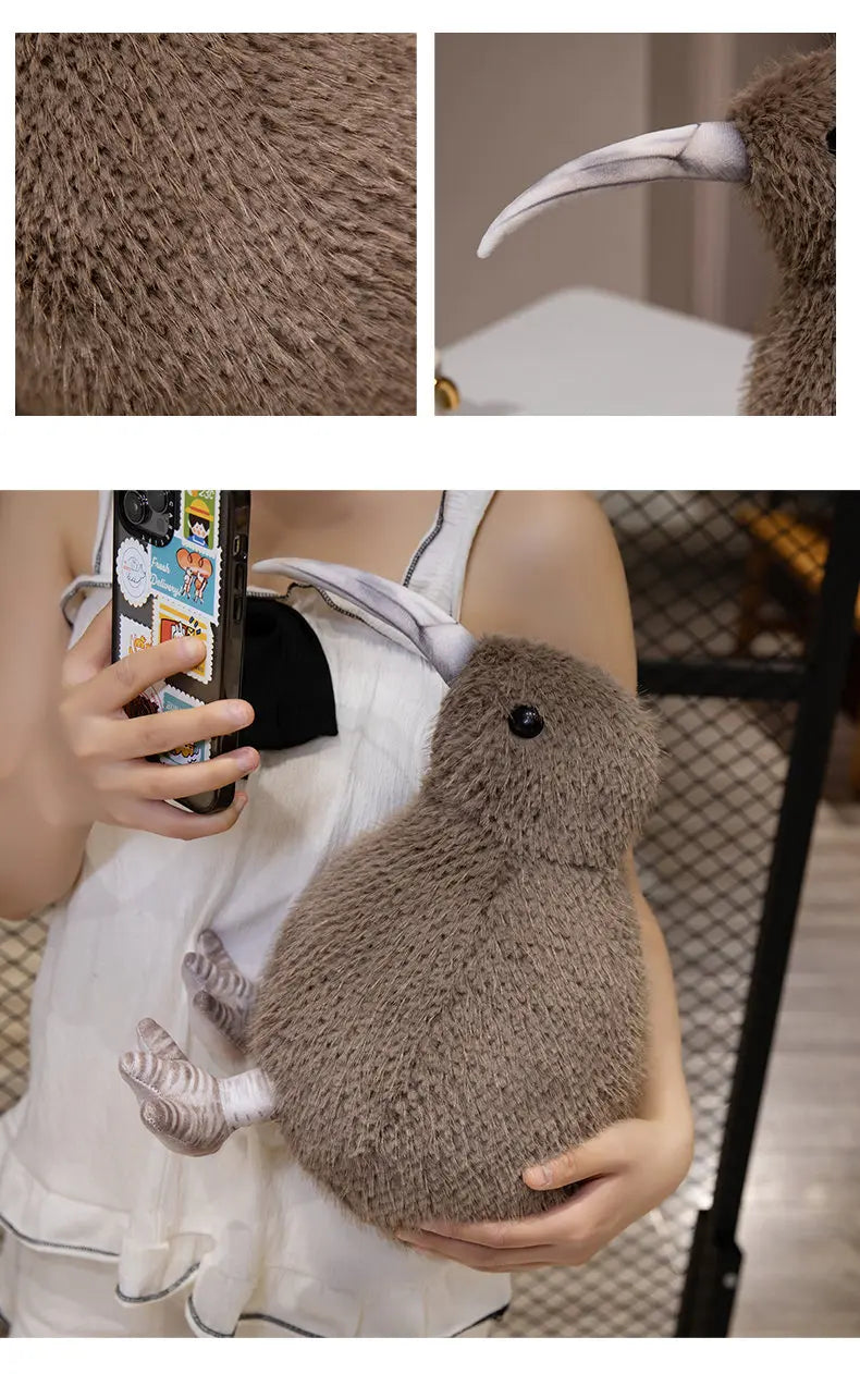 Soft Simulation Kiwi Bird Plush Toys 20-35cm Cute Stuffed birds Animals Soft Doll Kids Toys for Children Birthday Gift