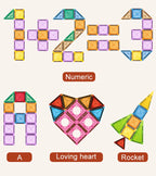Magnetic Tiles STEM Building Blocks Educational Toy for Kids