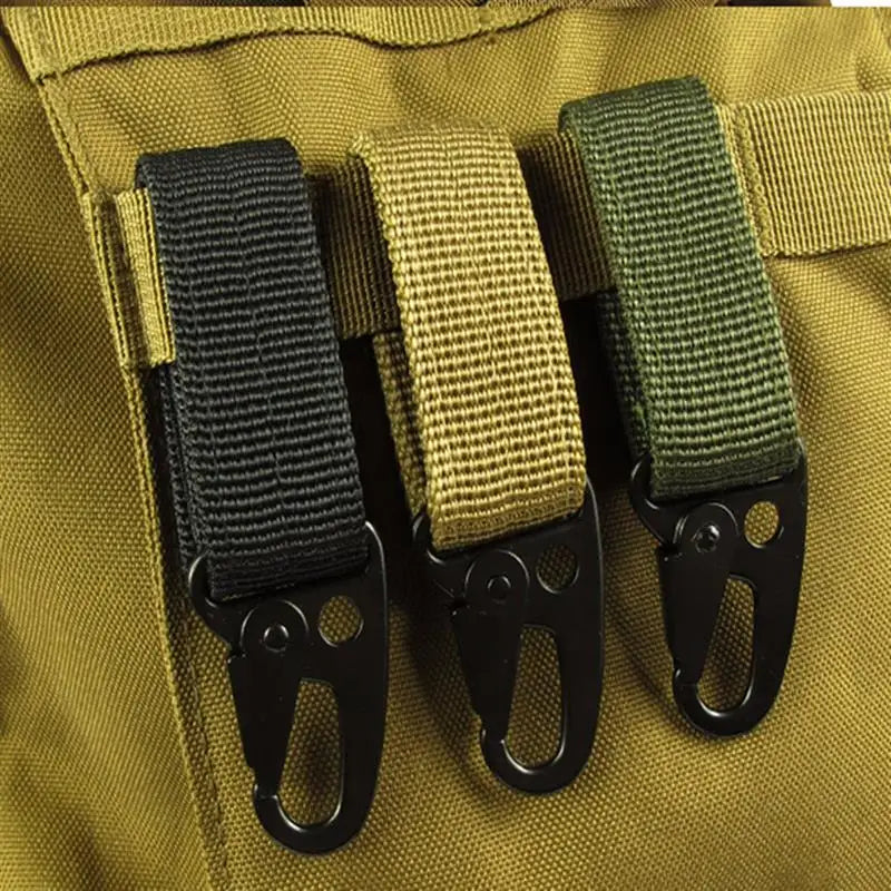 Tactical MOLLE Hanging Buckle Carabiner Clip for Outdoor Gear