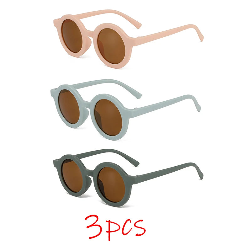 Round UV400 Baby & Kids Sunglasses for Ages 1–7