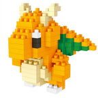 DIY Pokemon Blocks Small Cartoon Mini Building Block Pikachu Charizard Eevee Mewtwo Anime Assemble Action Model Dolls Toys