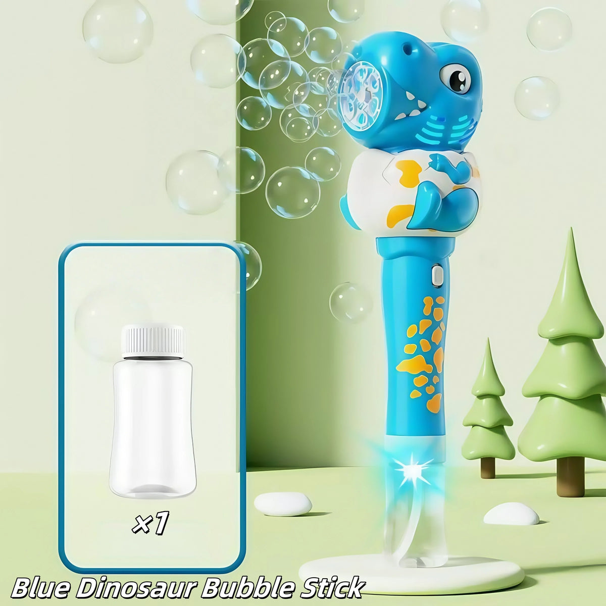 Cartoon Dinosaur & Giraffe Automatic Bubble Blowing Machine