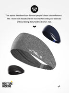 WRELS Moisture Wicking Sports Headband