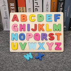 Montessori Wooden Color & Shape Matching Building Blocks