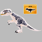 Jurassic Raptor Building Blocks Mini Dinosaur Construction Toy Set
