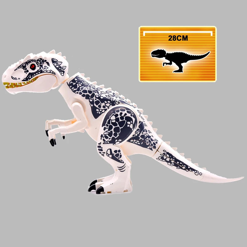 Jurassic Raptor Building Blocks Mini Dinosaur Construction Toy Set