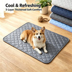 Dog Pee Reusable Pad Blanket Summer Cool Washable Puppy Training Absorbent Diaper Pet Bed Urine Mat Car Seat Cover Pet Supplies