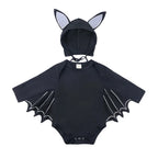 Baby's First Halloween Costume Black Bat Romper Jumpsuit Infant Boys Girls Purim Party Carnival Fancy Dress Cosplay Long Short